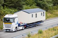 Transporte especial de casa m&oacute;vil o mobile home